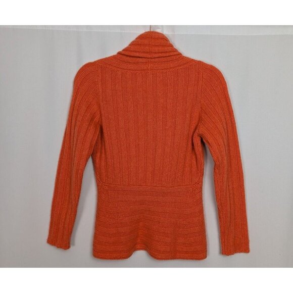 Brunello Cucinelli sz. M 100% Cashmere Italy Cardigan Sweater Ribbed Knit Button - Picture 2 of 9